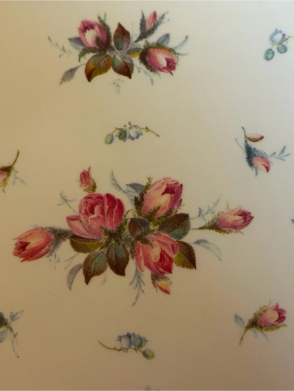 VTG Pimpernel Rosebud Placemats Set of 4 Cork Back Hardboard Pink English Rose